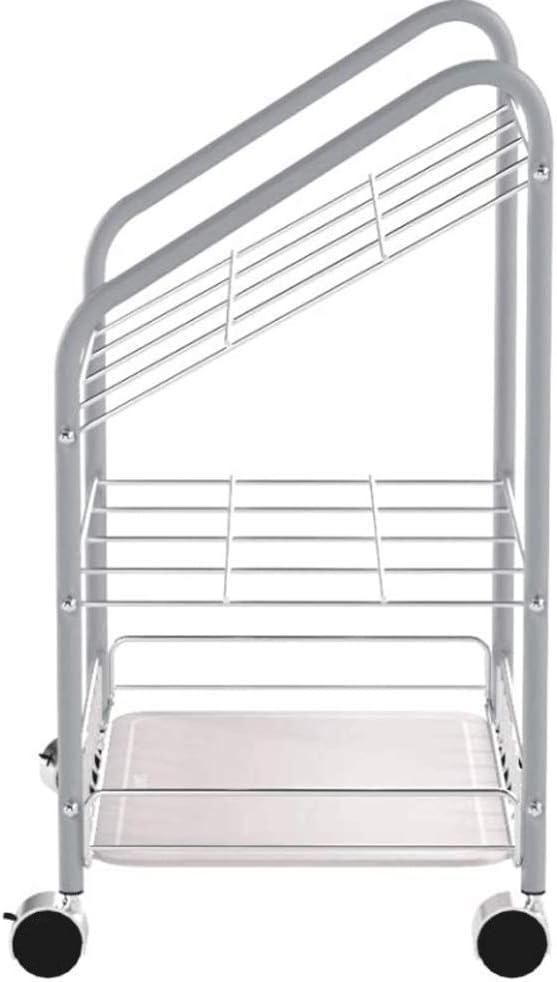 Safco 12 Compartment Tubular Steel Wire Mobile Roll File |100lbs Total Load Capacity | Easy Visibility & Access | Storage Home, Office & Classroom - Image 2