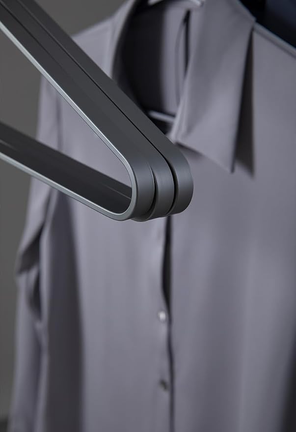 Premium Matte Silvery Aluminum Coat Hangers 6 Piece Set, 17.7” Extra Smooth & Durable Metal Shirt Dress Hanger,Aluminum Alloy Hanger,Clothing Support,Clothing Hang - Image 4
