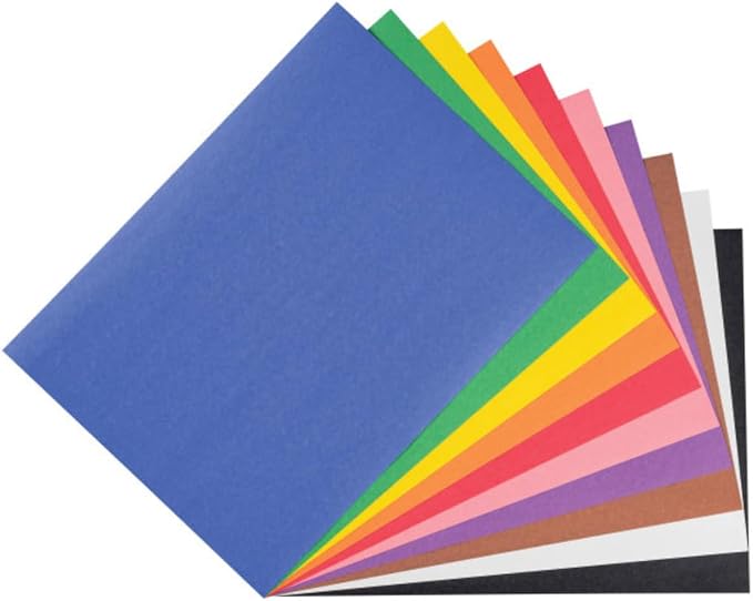 Prang SunWorks Construction Paper, 10 Assorted Colors, 9" x 12", 500 Sheets/Pack, Case of 6 Packs, 3000 Sheets Total - Image 5