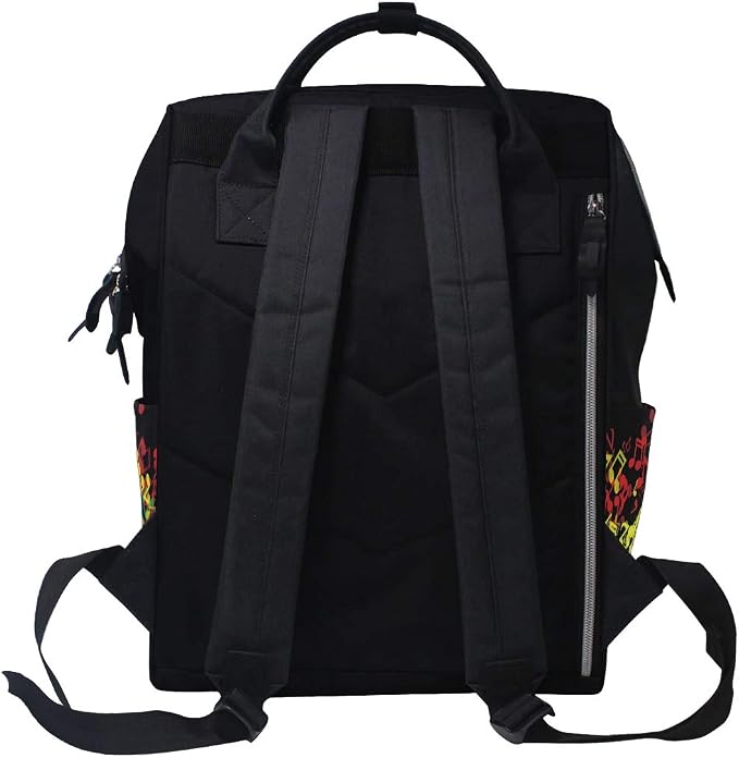 Large Capacity Baby Diaper Bag Rasta Reggae Music Durable Multi Function Travel Backpack - Image 6