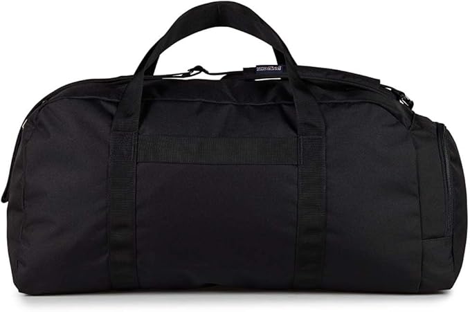 JanSport Weekender Large Duffel - Travel or Gym Bag, Durable Weekender with Front Utility Pocket & Side Grab Handles - Black - Image 4