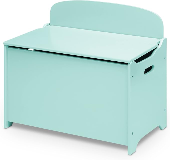 Delta Children MySize Deluxe Toy Box, Mint - Image 9