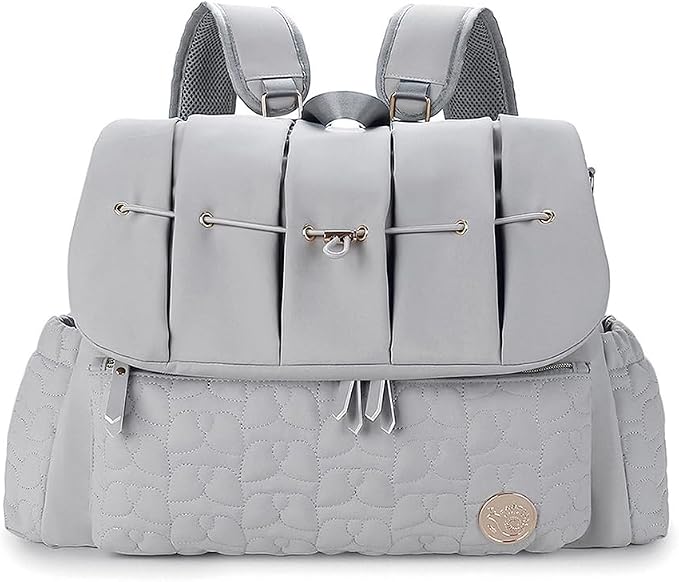 Diaper Bag Tote Baby Changing Bag Large Multifunction Baby Bags for Mom | Large Capacity, Durable, Splash-Proof, Adjustable Shoulder Straps, Hooks, Moms, Travel, Outdoor, Hiking, Outings by MEYTEILAY