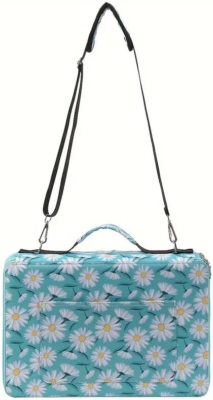 600-Slot Colored Pencil Case, 5-Layer Zipper with Shoulder strap and Handle | Organizer Bag for Pencil Storage Case for Artist Painter Office Sketch Travel Supplies - Image 5