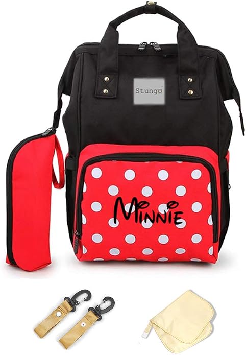 PERSONALIZED Large Diaper Knapsack/Tote Backpack/Messenger Shoulder Bag by DreamEmbroidery