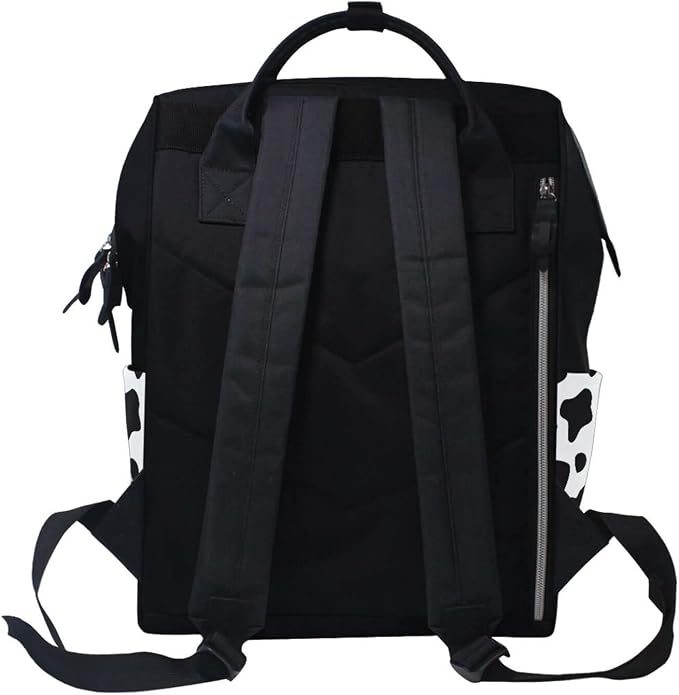 Large Capacity Baby Diaper Bag Cow Print Durable Multi Function Travel Backpack - Image 6