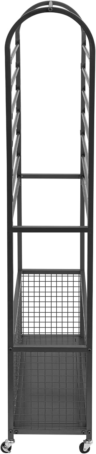 Double-Sided Ribbon Holder, 16-Layer Iron Ribbon Organizer Rack Wrapping Paper Storage Rack Bottom Basket for Flower Shop, Craft Room, H: 65Inch - Image 8