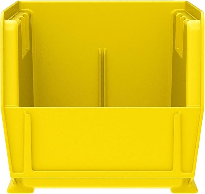 Akro-Mils 30230 AkroBins Plastic Storage Bins, 11"x5"x5", Yellow, 12-Pack | Space-Saving Stackable Bins for Garage, Pantry, Craft Organization - Image 8