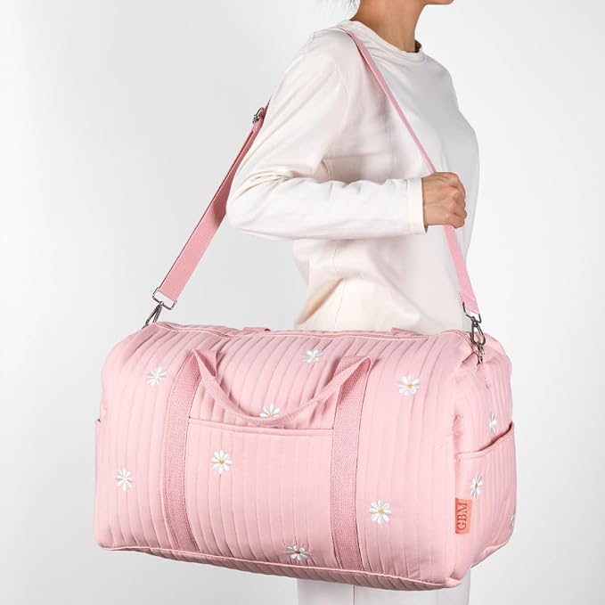 Women’s Travel Duffel Bag – Large Weekender & Overnight Travel Bag with Wet Pocket, Carry-On Friendly, Ideal as Hospital or Maternity Bag for Labor and Delivery - Image 3