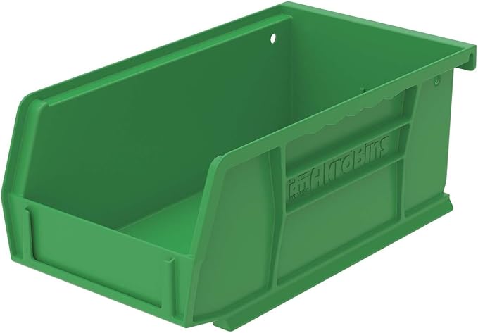Akro-Mils 30220 AkroBins Plastic Storage Bins, 7"x4"x3", Green, 24-Pack | Space-Saving Stackable Bins for Garage, Pantry, Craft Organization - Image 10