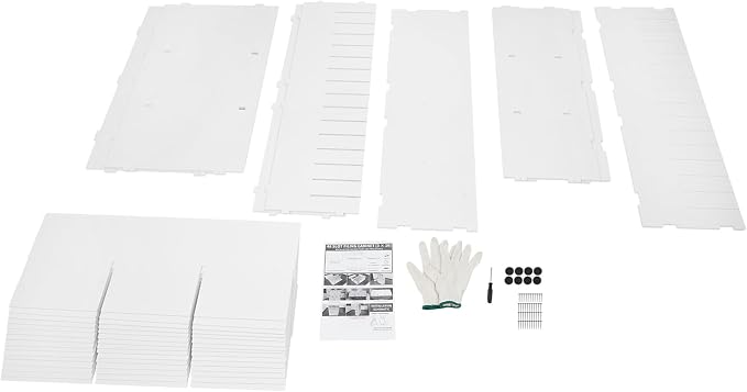 Literature Organizer,Desktop File Sorter Mail Center,Paper Storage Cabinet with 48 Slots Compartments,Suitable for Home School Office (48 Slots White) - Image 6