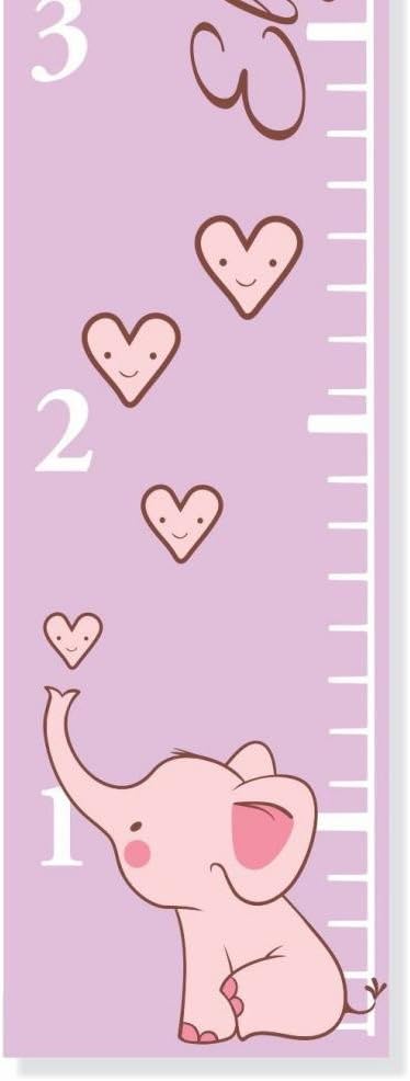 Growth Chart, Elephant Growth Chart, Pink Elephant Growth Chart, Custom Growth Chart, Custom Pink Growth Chart, Canvas Growth Chart HN4 - Image 2