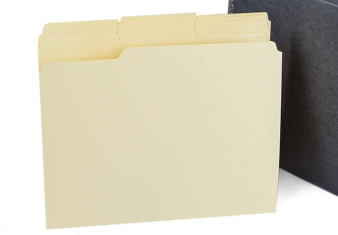 Lineco Archival Document Storage Box, 12.5" x 10.5" x 5", Gray | Acid-Free, 12 Letter Sized File Folders Included, Organizer for Prints, Photos, Papers, Pack of 2 - Image 5