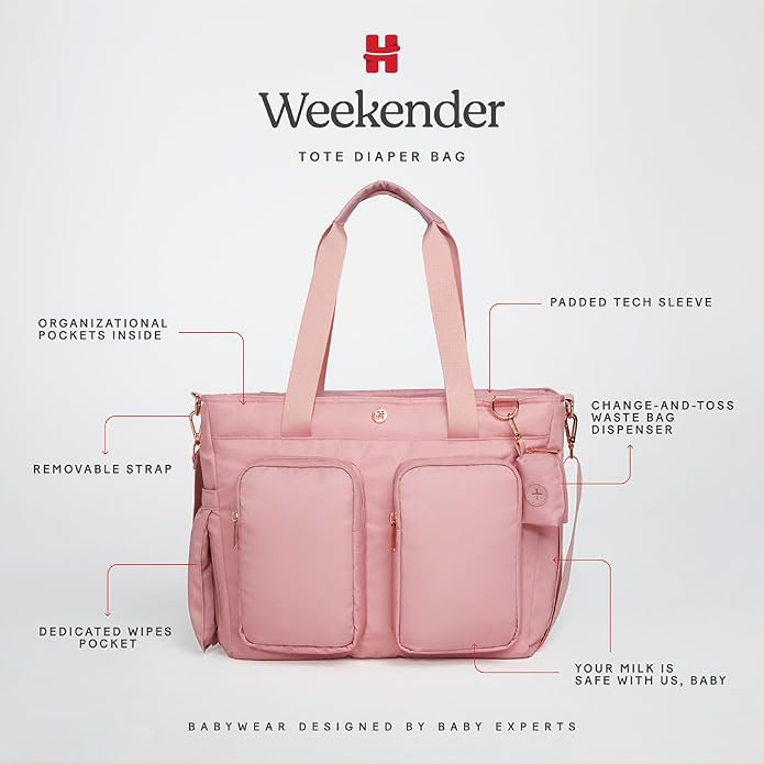 Huggies Signature Hug Weekender Tote Diaper Bag - Image 5