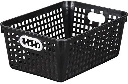 Really Good Stuff Large Plastic Storage Baskets with Handles - 6 Pack | 13.75" x 9.75" x 5", Neon Group Colors, for Books & Supplies, Organize Classroom & Home - Image 11