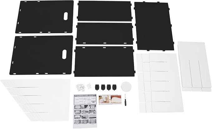Blue Print Storage Organizer with Wheels, 30 Slots Roll Files Cart, Black | Mobile Blueprint Storage Rack Cart, Construction Plan Holder, Map Poster Storage Cabinet for Office Home School - Image 9