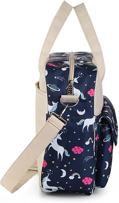 Kamay's Mummy Shoulder Bag Diaper Bag Chic Nappy Changing Bag Tote/Messenger Style Large with Changing Mat, Adjustable Straps - Image 3