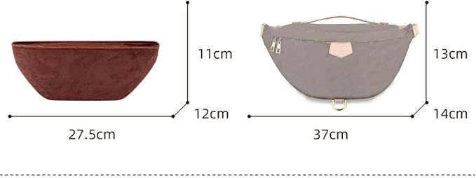 Purse Organizer Insert for Waistpack Inner Sleeve BUMBAG Lining Bag Storage Bag2047black - Image 3