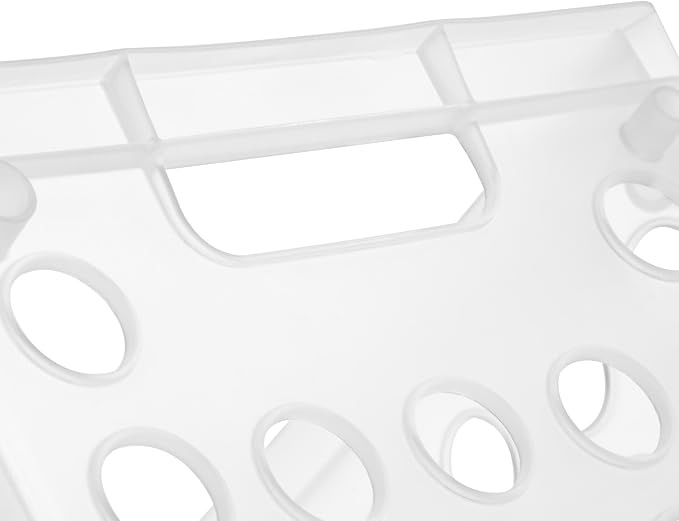 Sterilite Mini Crate, Multi-Purpose Plastic Storage Bin, Clear, 12 Pack | Small Plastic Storage Containers, Open Top Organizer Bins for Home, Garage, Office, Classroom, Dorm, Desk & Crafts - Image 3