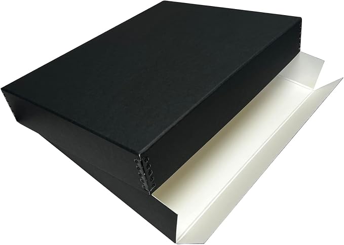 Lineco, 14 x 18 inch, Museum Storage Box with Metal Edge, For Photos, Documents, Color: Black - Image 3