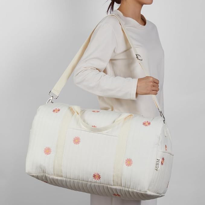 Women’s Travel Duffel Bag – Large Weekender & Overnight Travel Bag with Wet Pocket, Carry-On Friendly, Ideal as Hospital or Maternity Bag for Labor and Delivery - Image 3