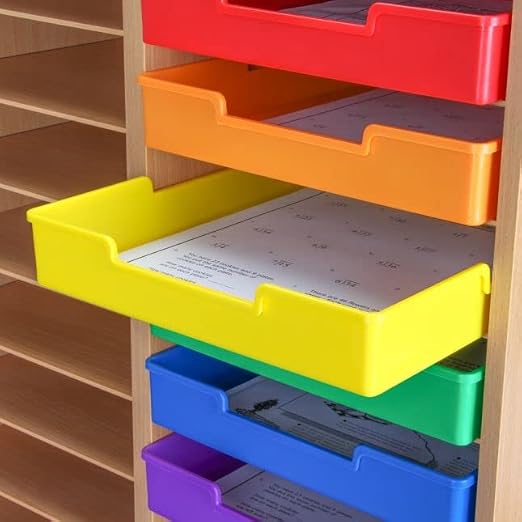 Really Good Stuff Plastic Trays - Set of 6 - Grouping Colors - Image 4