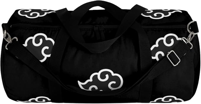 Large Capacity Waterproof Duffel Bag for Women & Men, Travel Gym Sports Bag with Shoe Compartment, Expandable Weekender Carry On for Fitness, Camping & Outdoor Use (Black CLoud) - Image 3