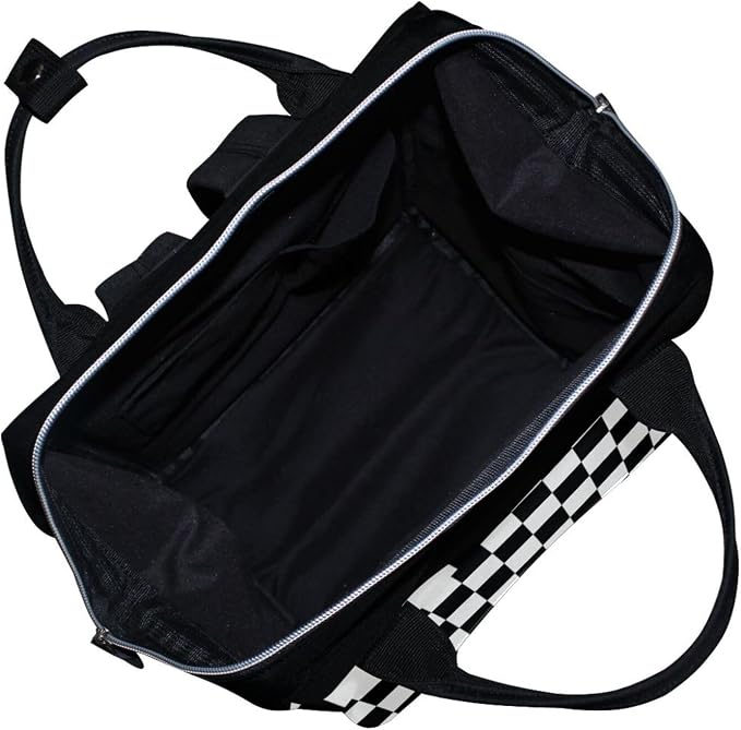 Large Capacity Baby Diaper Bag Waving Checkered Flag Car Racing Durable Multi Function Travel Backpack - Image 5