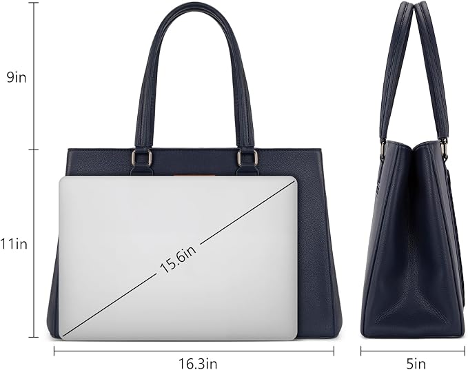 Montana West Wrangler Laptop Tote Bag for Women 15.6 Inch Computer Bag for Work Large Double Compartment Purse and Handbag - Image 3