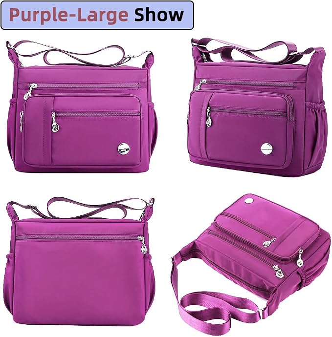 MINTEGRA Women Shoulder Handbag Roomy Multiple Pockets Bag Ladies Crossbody Purse Fashion Tote Top Handle Satchel - Image 7
