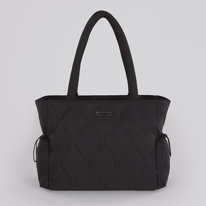 Motherhood Quilted Tote Diaper Bag with Insulated Pockets by MotherhoodMaternity