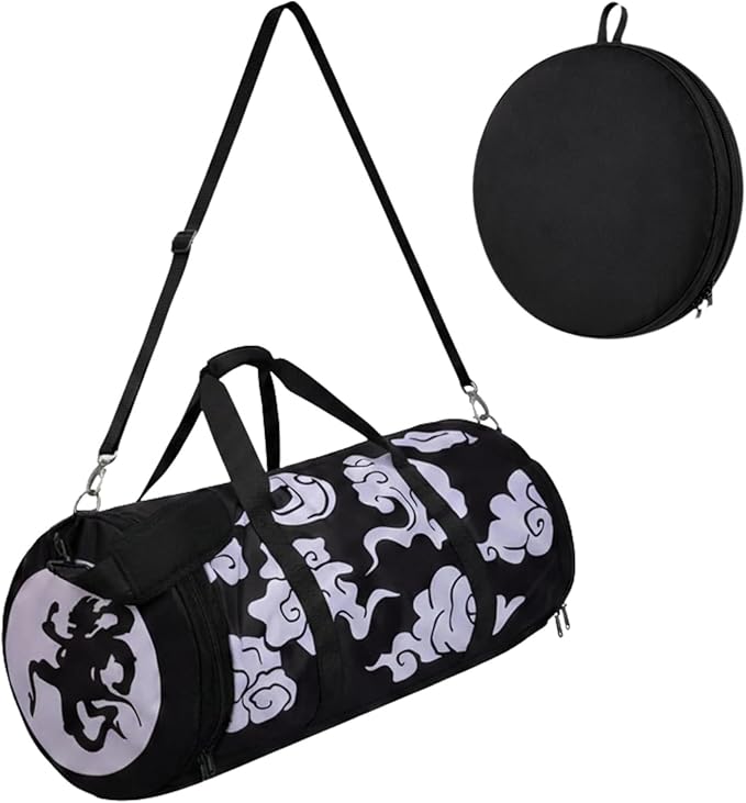 Large Capacity Waterproof Duffel Bag for Women & Men, Travel Gym Sports Bag with Shoe Compartment, Expandable Weekender Carry On for Fitness, Camping & Outdoor Use (OP GR 5) by CrownLimitedSupply