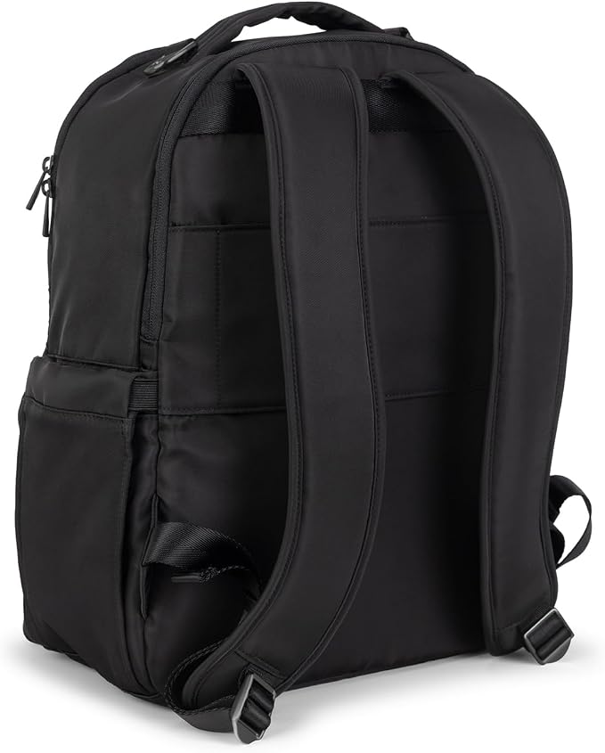 JuJuBe Classic Diaper Backpack Machine Washable Baby Travel Bag, Black Out | Portable Changing Pad, Stroller Straps & Large Travel Backpack for Bottles, Wipes, Diapers & Pacifiers - Image 2