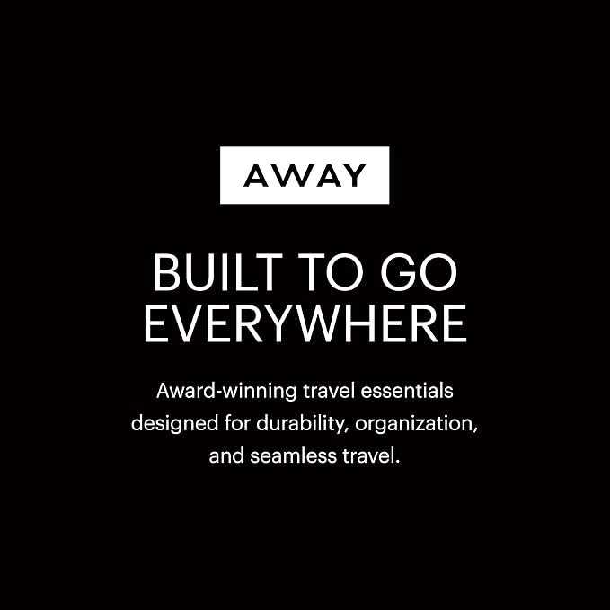 Away Featherlight Weekender Bag, Airline Approved Carry-On Bag | Fits Up to 16" Laptop Pocket, Shoe Compartment, Interior and Exterior Pockets, Travel Duffle Bag, Jet Black - Image 8
