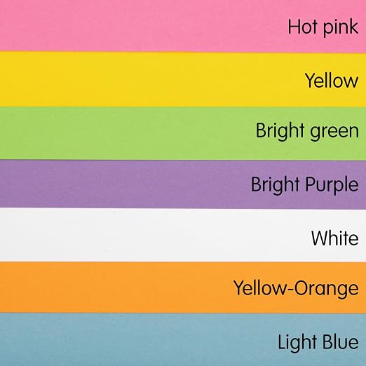 Colorations Construction Paper for Kids - 7 Bright Colors - 600 Bulk Sheets of 9"X12" - Assorted Pack of Heavy-Duty Craft Paper, Bulk School Supplies | 600 Sheets Bright Colored Paper, Bulk Arts & Crafts, School Supplies, Drawing, Coloring, 3D Art - Image 9