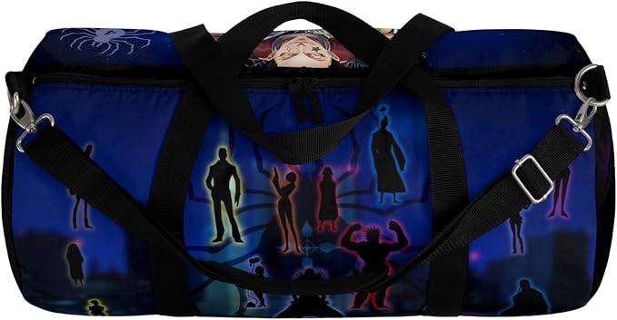 Anime Gym Bag for Women Men - Large Capacity Waterproof Workout Fitness Travel Sports Bags Fashion Street Camping Expandable Carry On Duffle Bag For Couple (Spder Troupe) PTY - Image 8