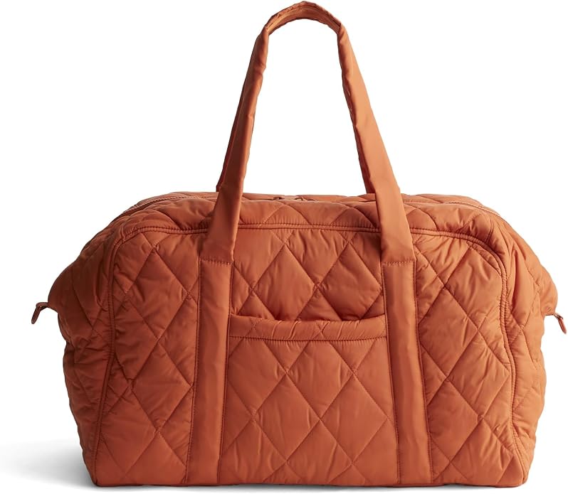 Vera Bradley Featherweight Large Miramar Weekender Travel Bag, Swirling Poppies - Image 5