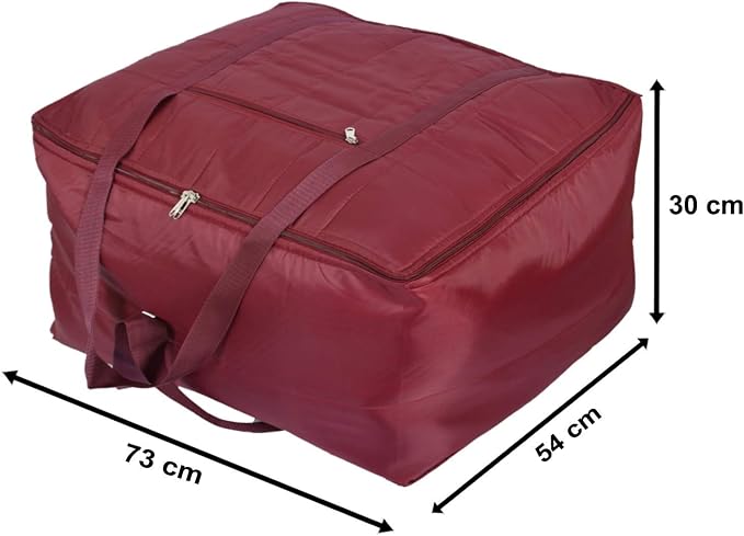 ANKIT INTERNATIONAL Multi-Purpose Storage Bag Light Weighted/Moisture Proof Parachute Jumbo Storage Bag for Clothes & Bedding Storage-Maroon - Image 4