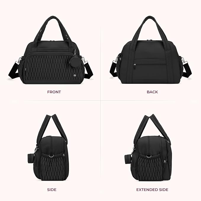 Telena Tote Diaper Bags, Travel Crossbody Large Capacity Hospital Bag for Women Labor Delivery with Pacifier Case - Image 8