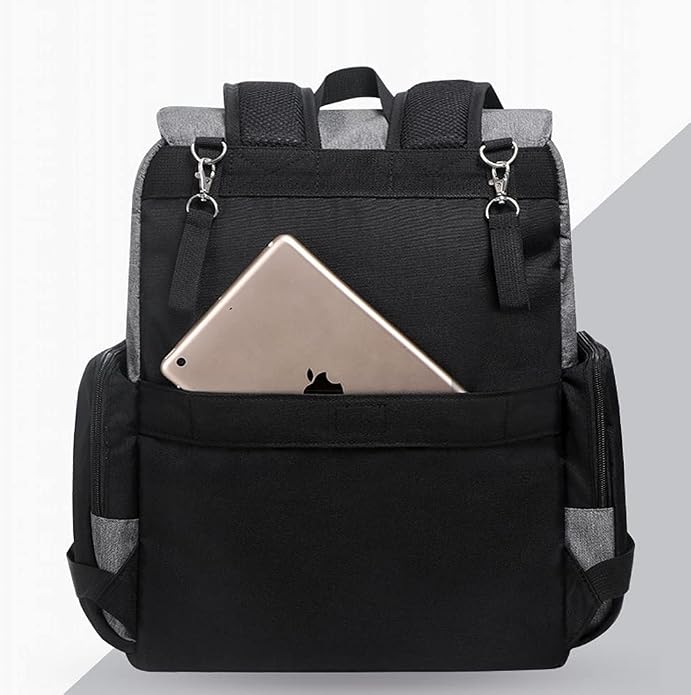 Land diaper bag multi-function waterproof travel backpack nappy bags insulated compartment pockets wipes pocket - Image 6