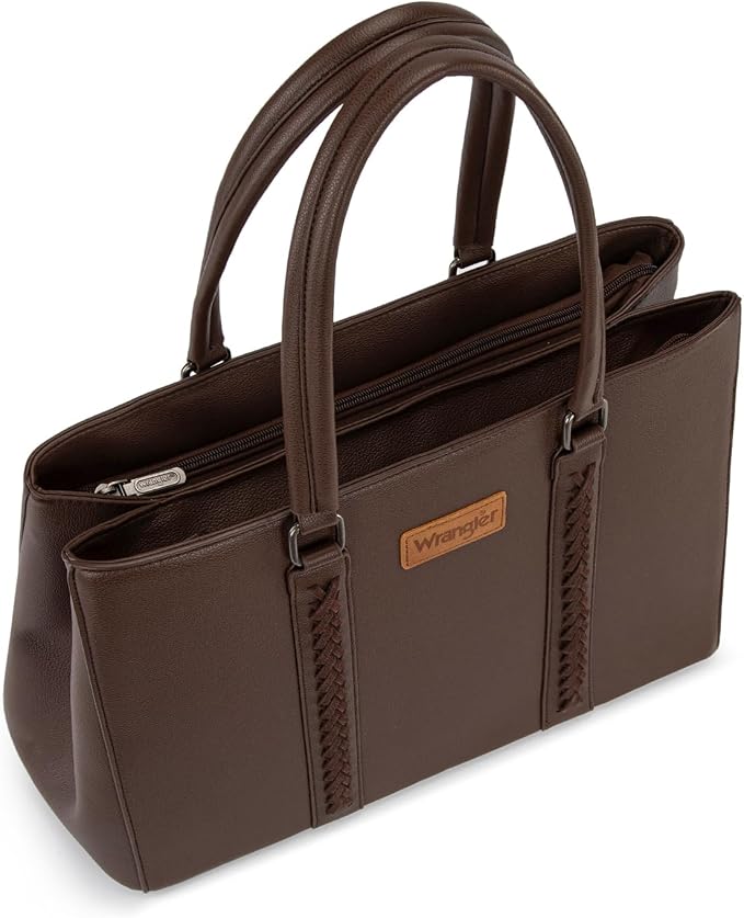 Montana West Wrangler Laptop Tote Bag for Women 15.6 Inch Computer Bag for Work Large Double Compartment Purse and Handbag - Image 5