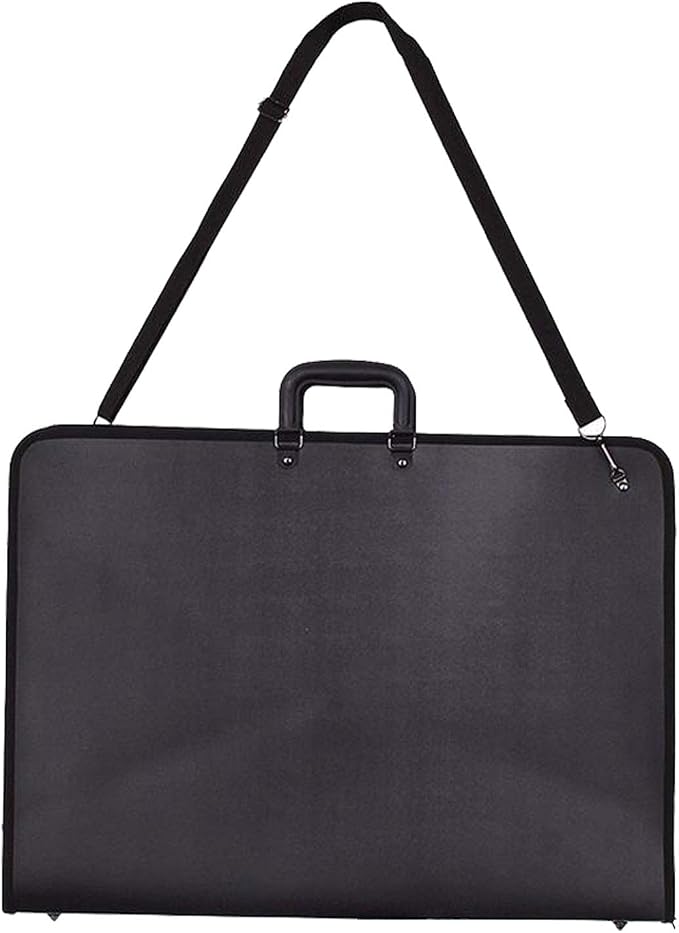 Portfolio Case Art Folder Artist Presentation Carry Case Art Portfolio With Carrying Strap Water Resistant Vinyl Storage Pocket Protection Zip Student Professionals Drawing Painting Sketch Bag Folder - Image 3