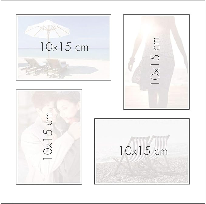 goldbuch Summertime Trend 2 27605 Photo Album with 60 White Pages with Parchment Dividers, Memory Album with Linen Cover, Photo Album for Gluing, Beige, 30 x 31 cm - Image 6