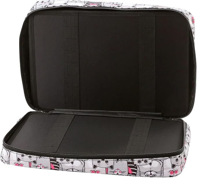 480 Slots Colored Pencil Case w/Handle & Shoulder Strap | Large MultiLayer Watercolor Pen Bag w/Zipper Front Pocket for 480 Colored Pencils/320 Gel Pens to Artists, Painters - Image 4