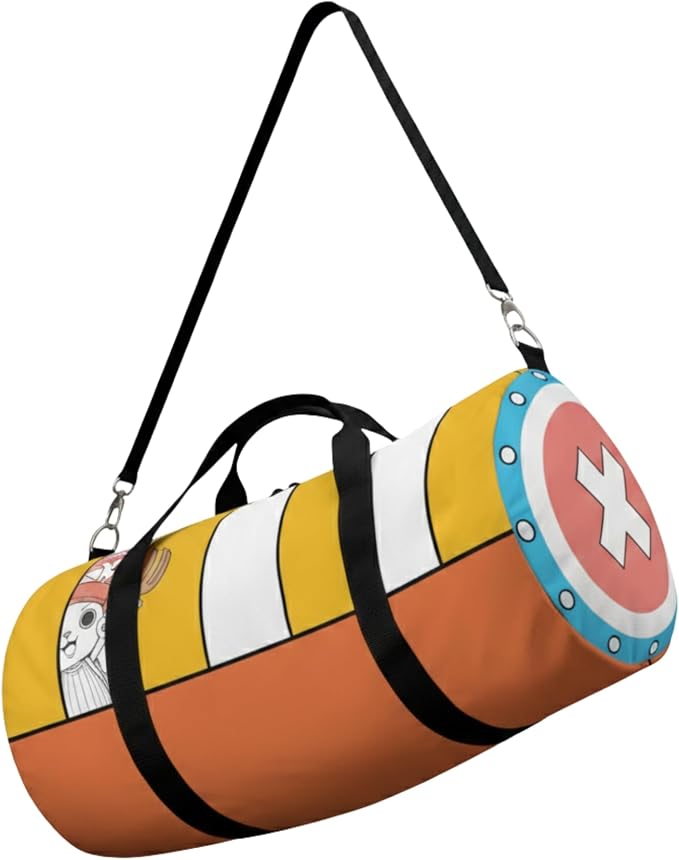 Anime Gym Bag for Women Men - Large Capacity Waterproof Workout Fitness Travel Sports Bags Fashion Street Camping Expandable Carry On Duffle Bag For Couple (Chopper) PTY by CrownLimitedSupply