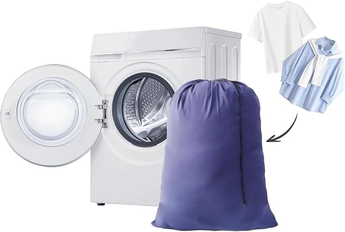 Extra Large Laundry Bag 30"x40", Blue, 24 Pack - Image 4
