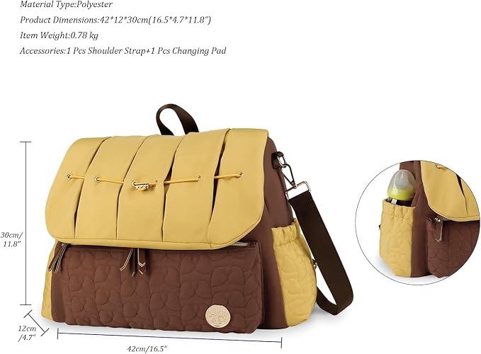 Baby Diaper Bag Backpack - Large Size Multifunction Travel Back Pack for Mom - Image 4