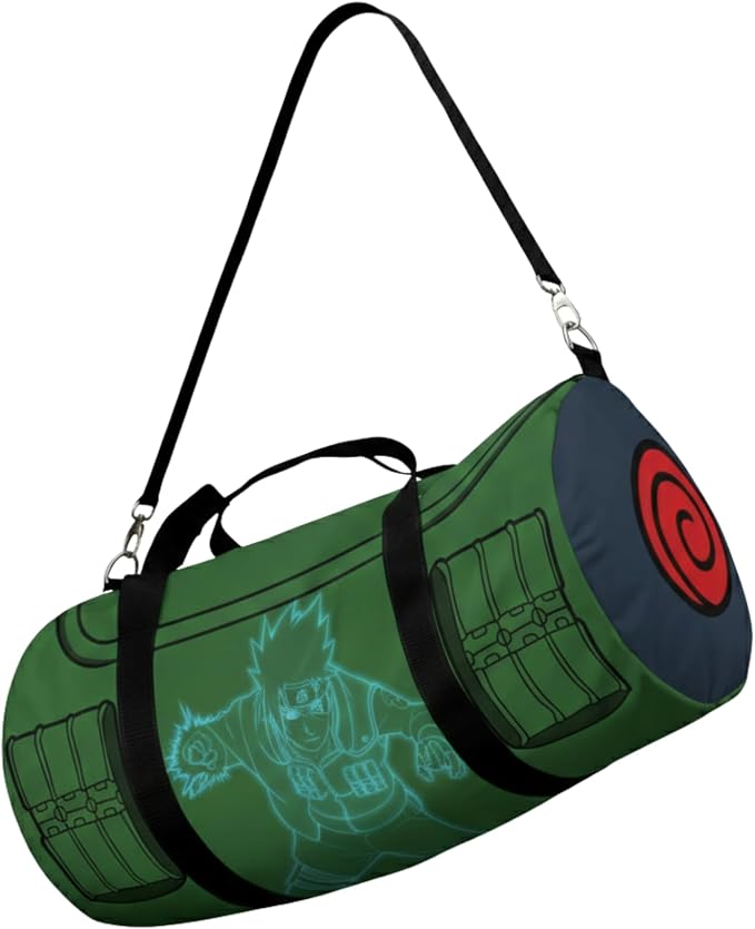 Anime Gym Bag for Women Men - Large Capacity Waterproof Workout Fitness Travel Sports Bags Fashion Street Camping Expandable Carry On Duffle Bag For Couple (Green Kashi) PTY by CrownLimitedSupply