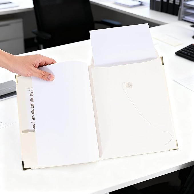 Life Organizer Important Document Organizer Expanding File Folder with Labels for Passports, Birth Certificates, Social Security Cards, Photos, Letters | Expanding Pockets for Family Memories, Passports, Letters, Birth Certificates - Image 2