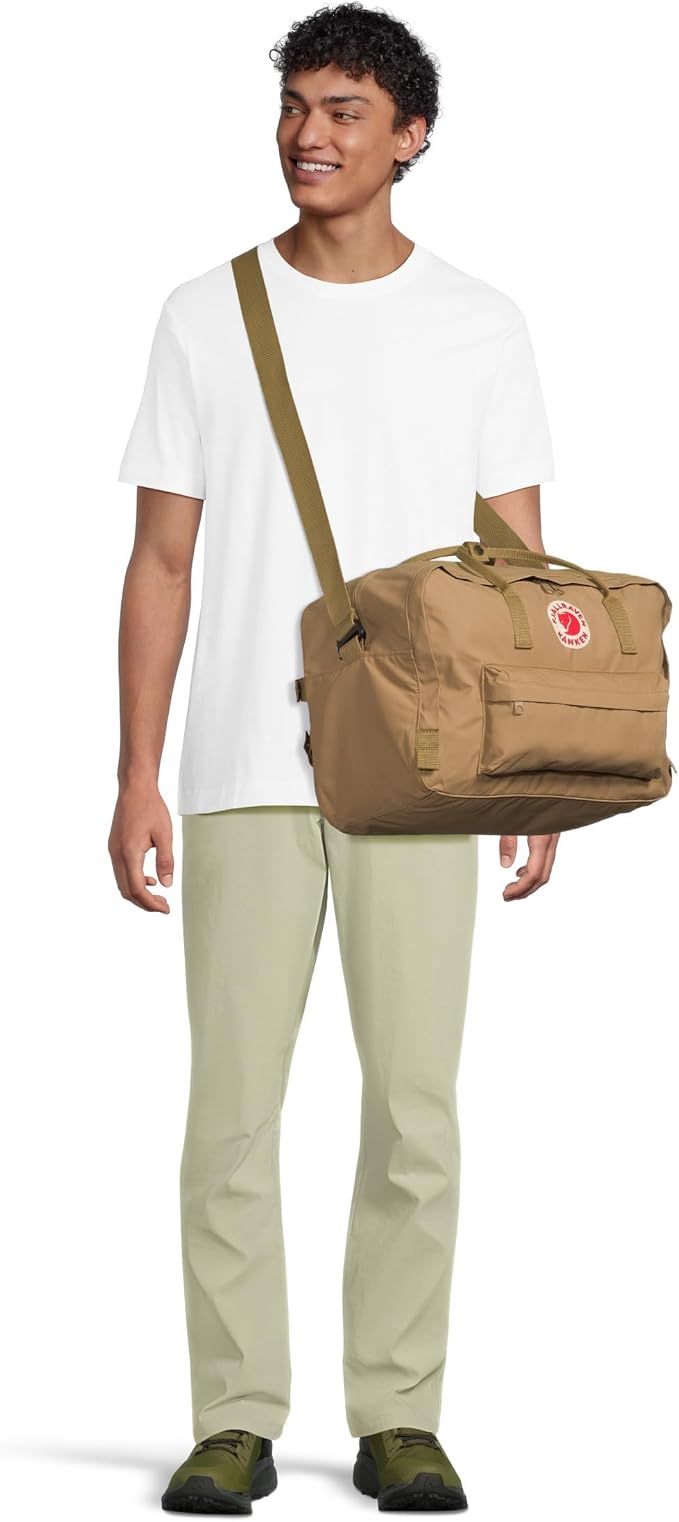 Fjallraven Kanken Weekender Bag, Large Travel Tote and Duffel for Overnight and Everyday Carry, Clay, One Size - Image 5